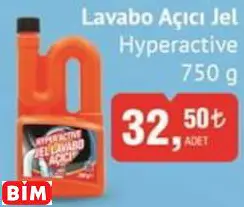 HYPERACTİVE LAVABO AÇICI JEL